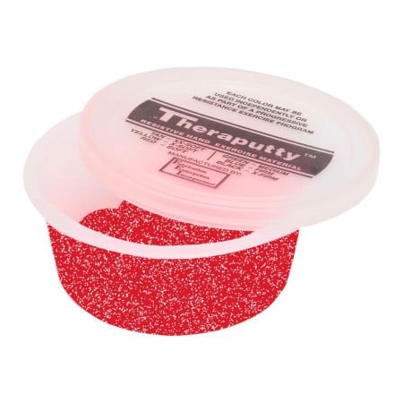 Fabrication Enterprises TheraPutty Sparkle Exercise Putty, Red, Light, 2 Ounce 316210